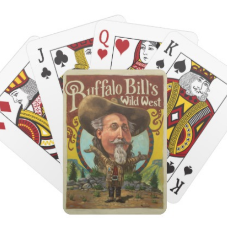buffalo bill playing cards