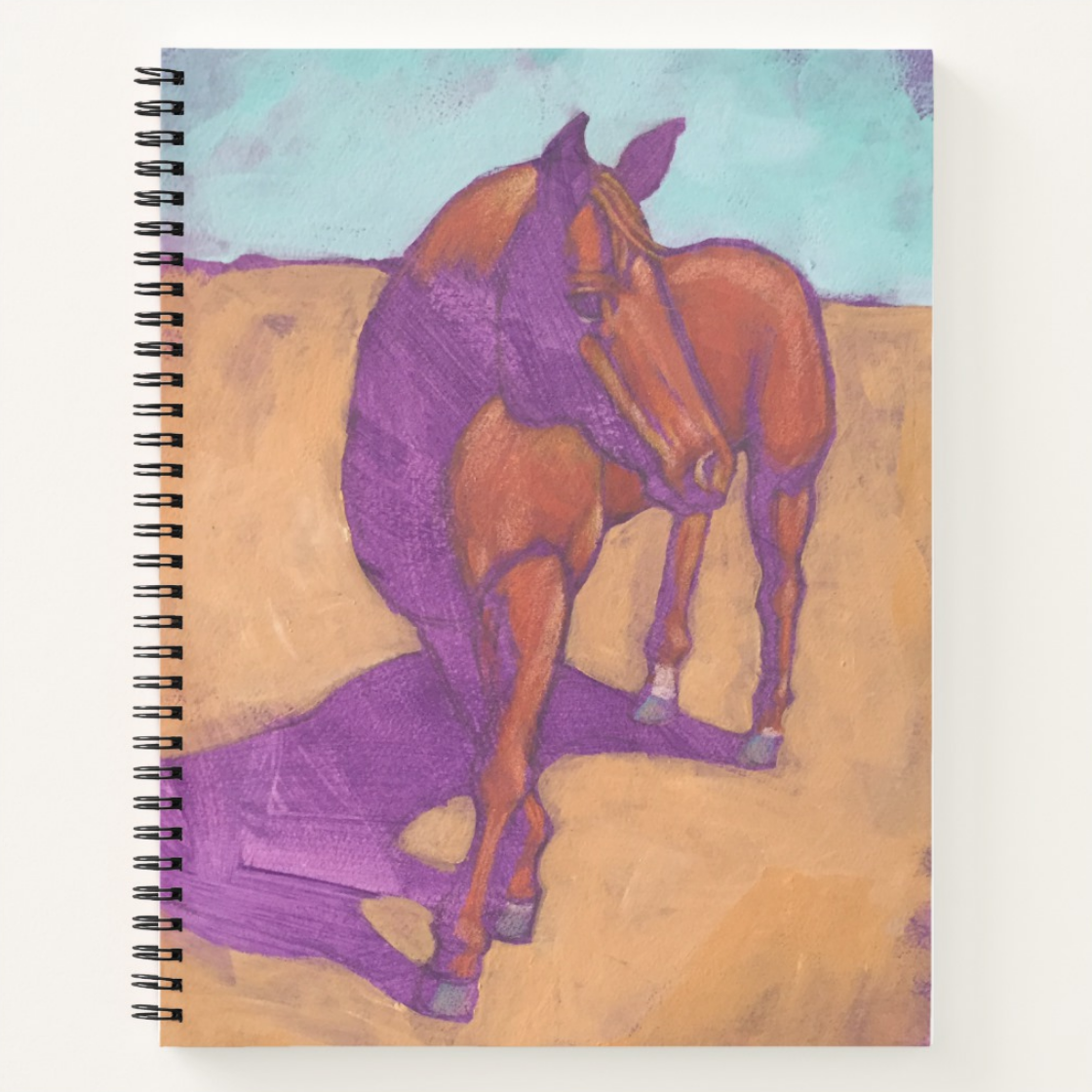 purple horse journal image